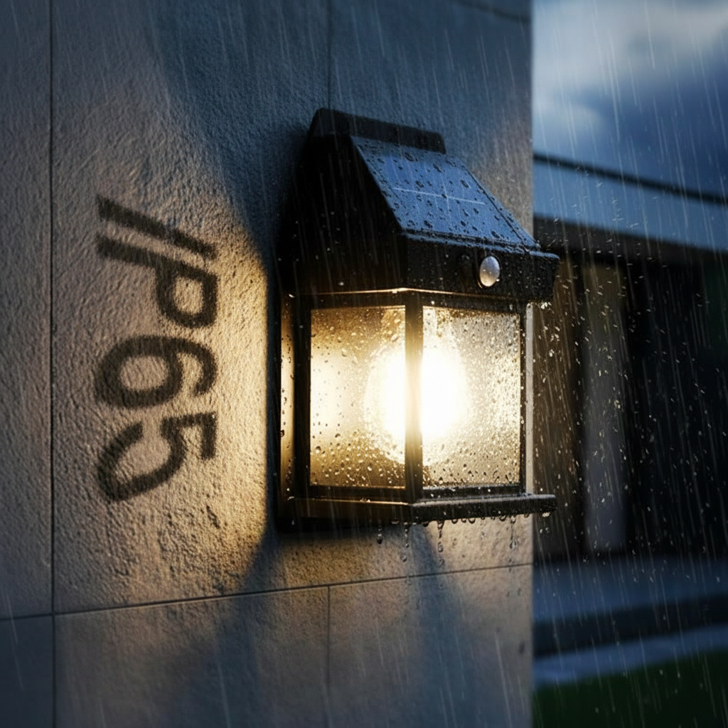 Motion Sensor Wall Light Powered by Solar Energy