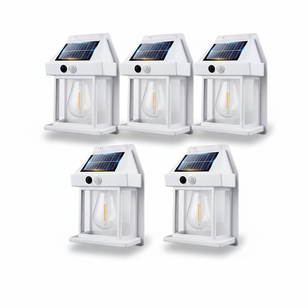 Motion Sensor Wall Light Powered by Solar Energy