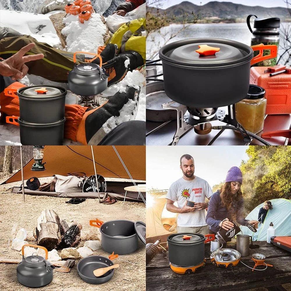 Explorer's Essential Camping Cookware Set | Compact & Durable