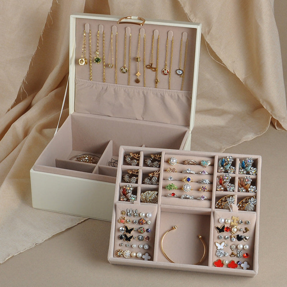 2-Tier Storage Tray for Jewelry Organization - Mother's Day Gift
