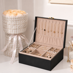 2-Tier Storage Tray for Jewelry Organization - Mother's Day Gift