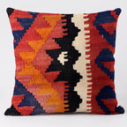 Geometric Ethnic Patterned Kilim Throw Pillow Cover