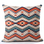 Geometric Ethnic Patterned Kilim Throw Pillow Cover