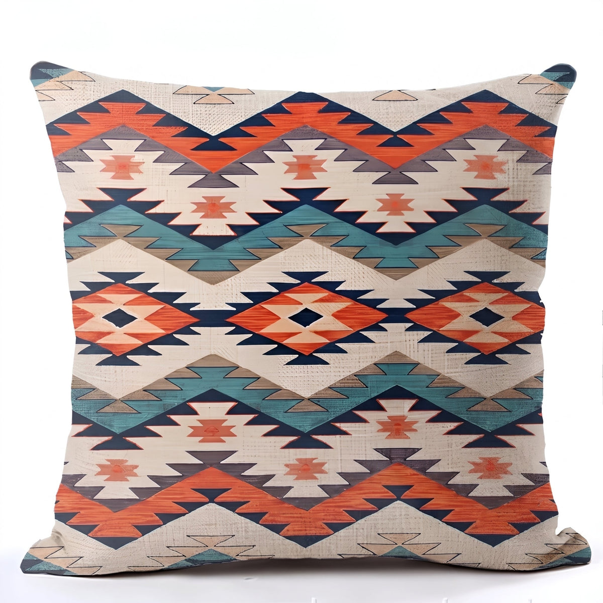 Geometric Ethnic Patterned Kilim Throw Pillow Cover