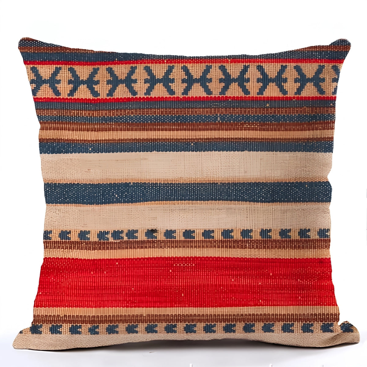 Geometric Ethnic Patterned Kilim Throw Pillow Cover