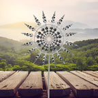 Metal Wind Spinner with Kinetic Design