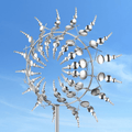 Metal Wind Spinner with Kinetic Design