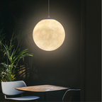 Moon Pendant Light with Lunar Glow