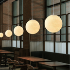 Moon Pendant Light with Lunar Glow