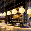 Moon Pendant Light with Lunar Glow