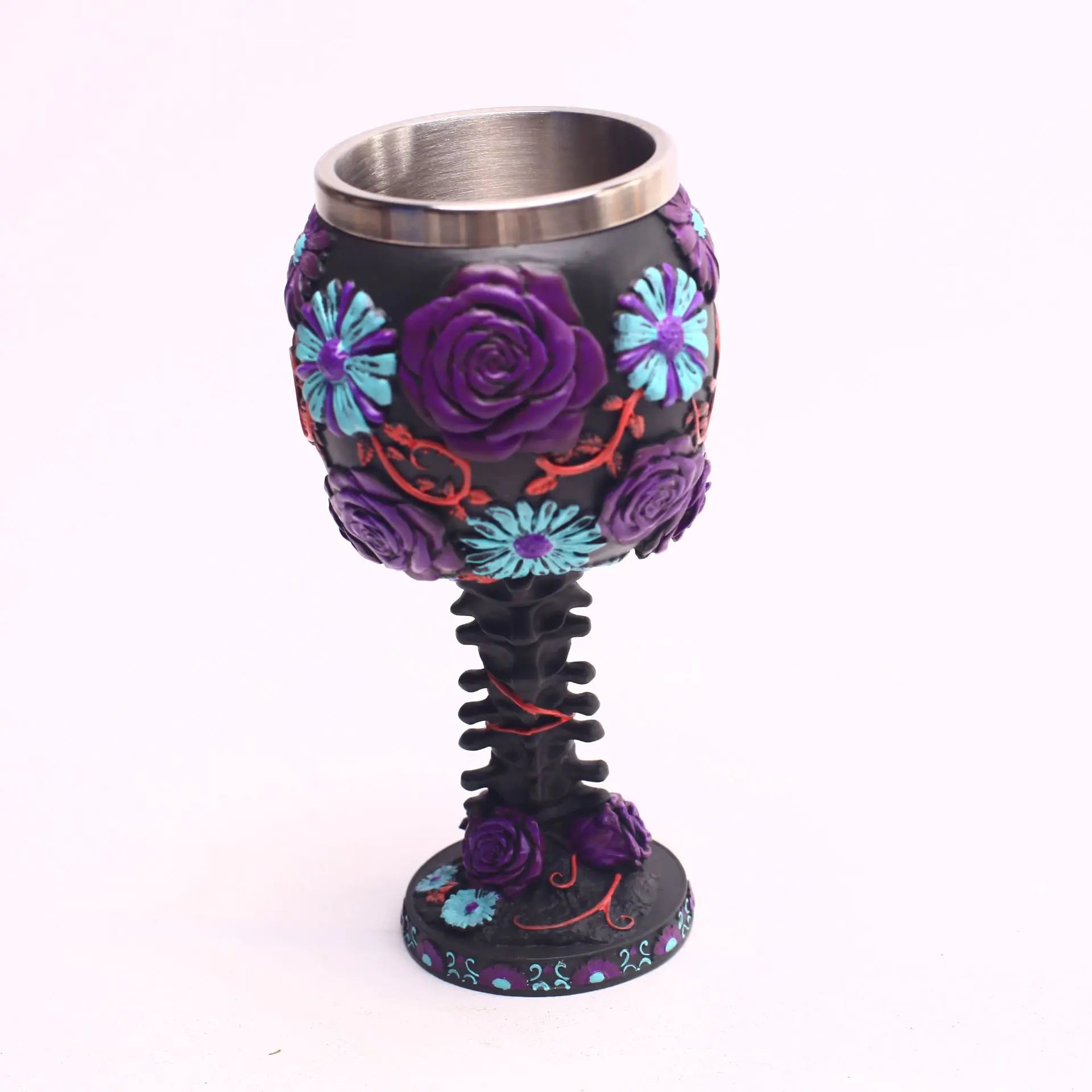 Gothic Skull Stainless Steel Wine Goblet