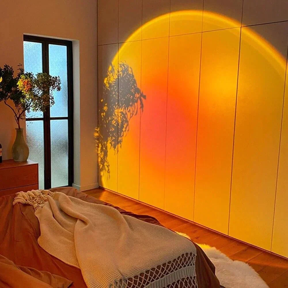 360-Degree Sunset Projector Mood Light