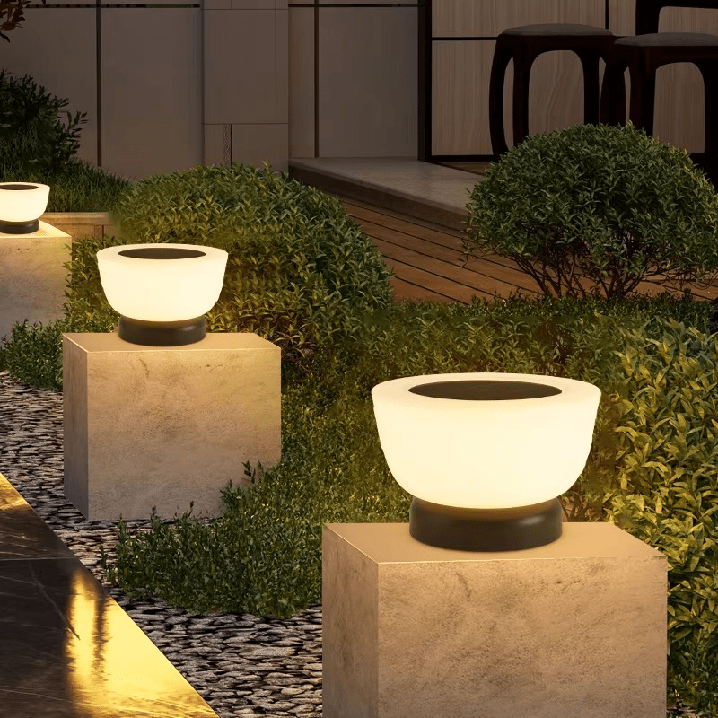 LED Pathway Lamp for Outdoors | Solar-Powered Landing Light