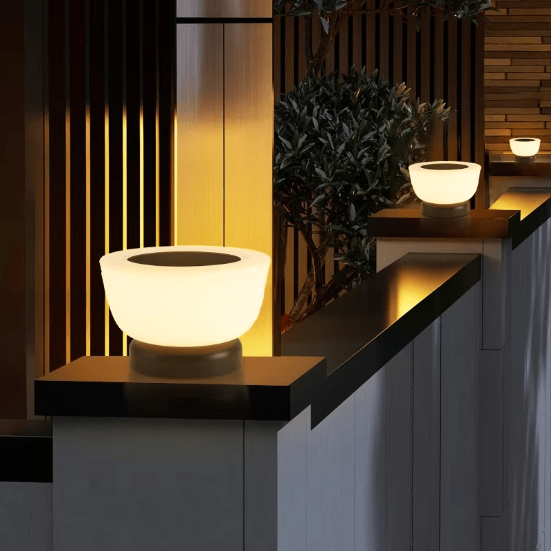LED Pathway Lamp for Outdoors | Solar-Powered Landing Light