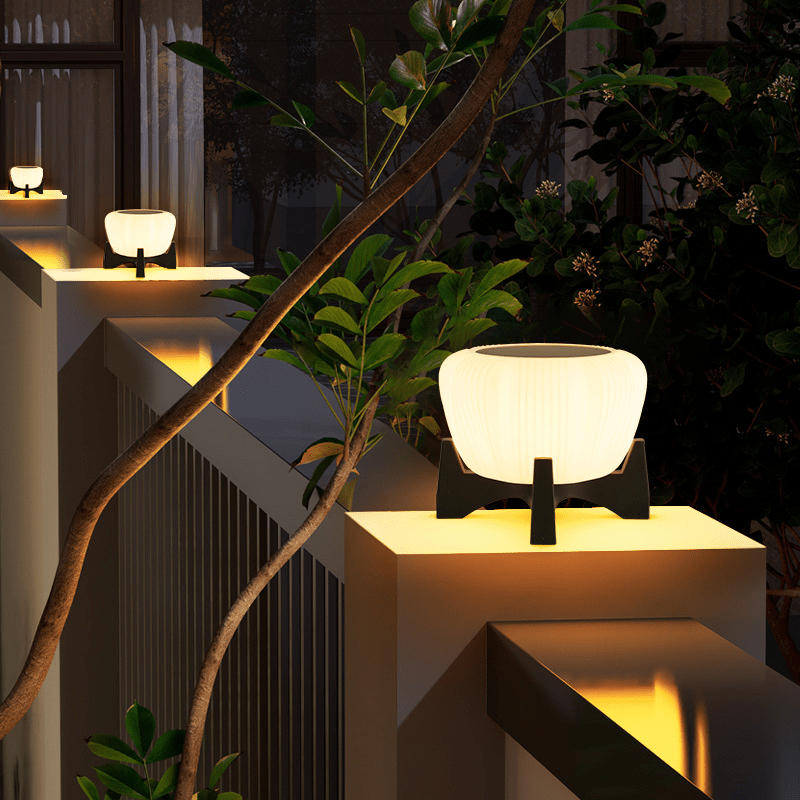 LED Pathway Lamp for Outdoors | Solar-Powered Landing Light