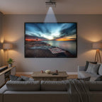 Portable 100-Inch Foldable Large Projection Screen
