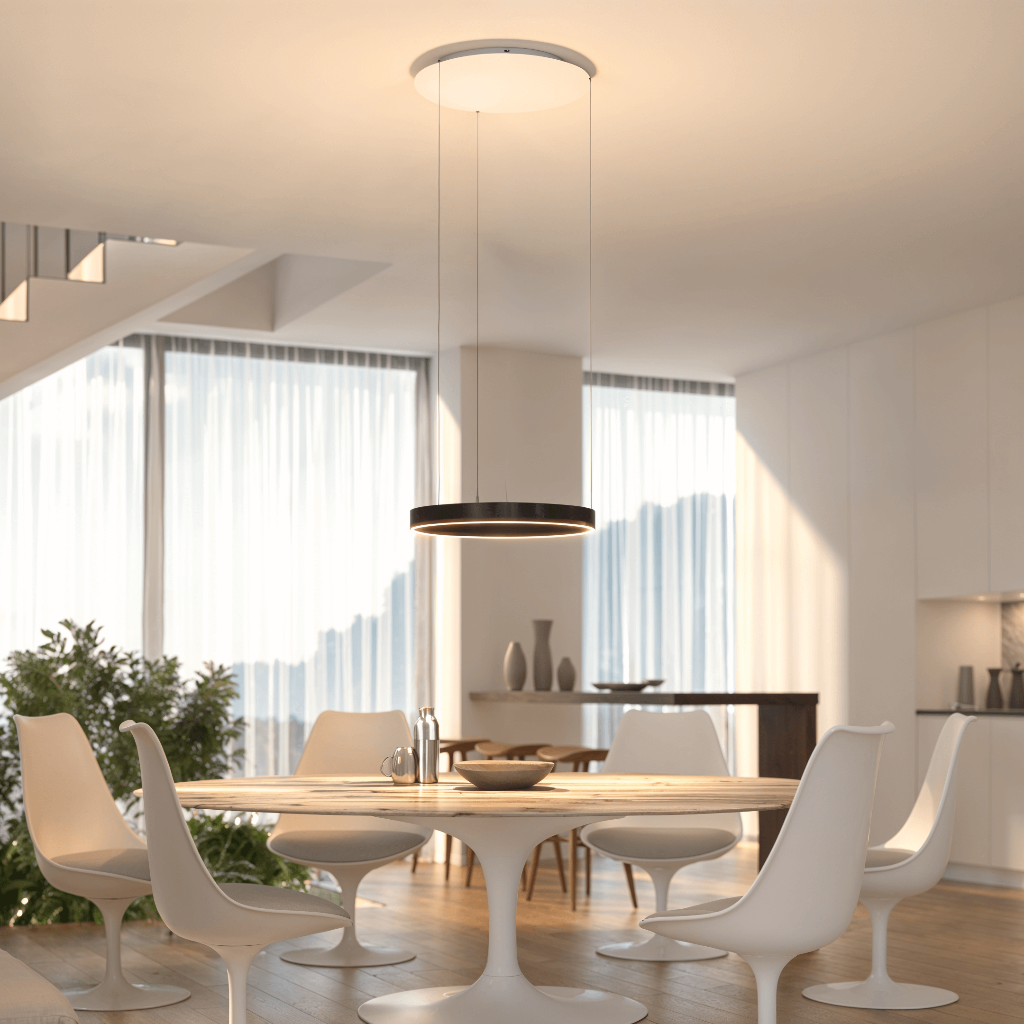 Flush Mount Ceiling Pendant Light with LED Illumination