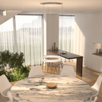 Flush Mount Ceiling Pendant Light with LED Illumination