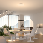 Flush Mount Ceiling Pendant Light with LED Illumination