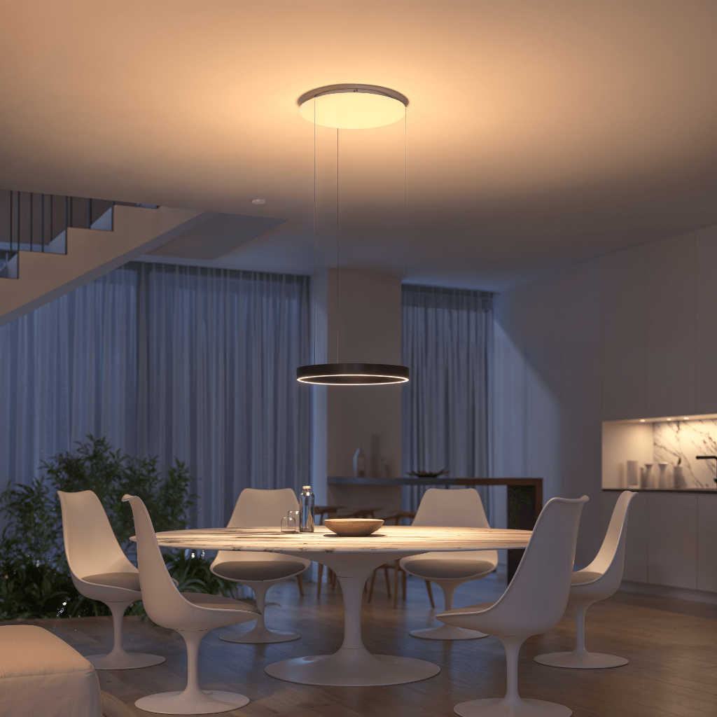 Flush Mount Ceiling Pendant Light with LED Illumination