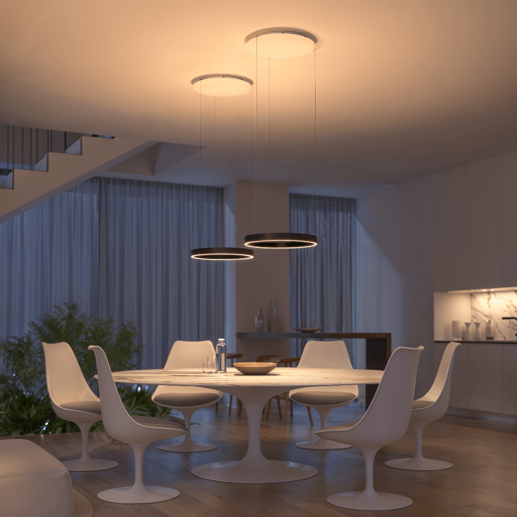 Flush Mount Ceiling Pendant Light with LED Illumination