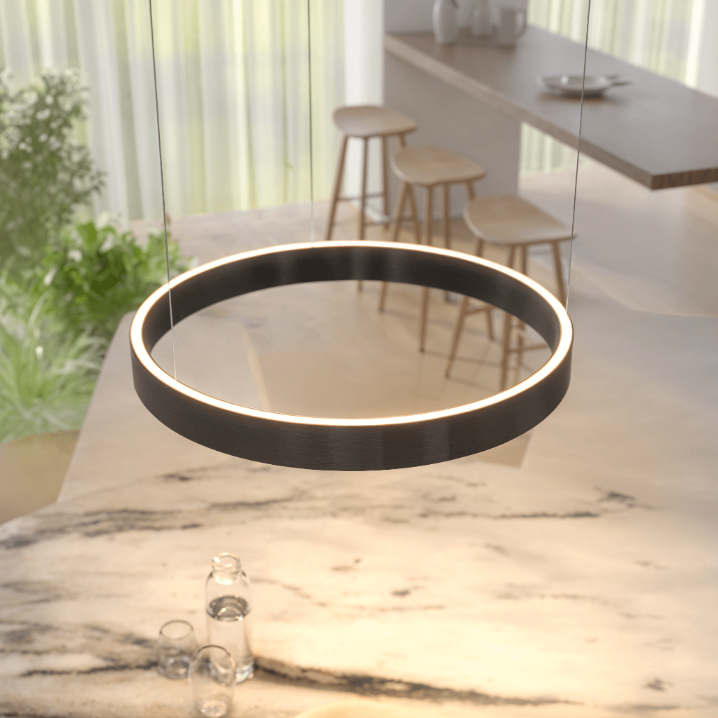 Flush Mount Ceiling Pendant Light with LED Illumination