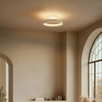 Round Flush Mount Ceiling Light with LED Illumination