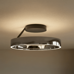 Round Flush Mount Ceiling Light with LED Illumination