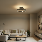 Round Flush Mount Ceiling Light with LED Illumination
