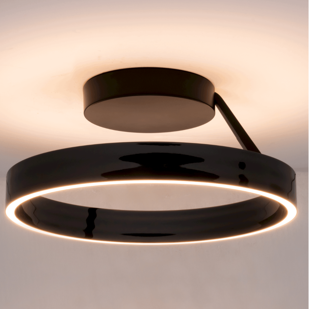 Round Flush Mount Ceiling Light with LED Illumination