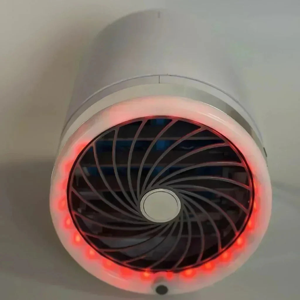 Portable Cooling Fan with LED Lights and Ice Packs for Rooms