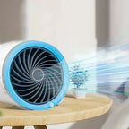 Portable Cooling Fan with LED Lights and Ice Packs for Rooms