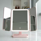 Radiant Glow Makeup Mirror with Adjustable Lighting