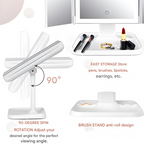 Radiant Glow Makeup Mirror with Adjustable Lighting
