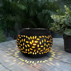 Decorative Outdoor Metal Lamp - Solar Garden Light