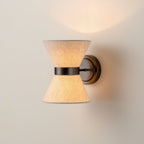 Linen and Bronze Wall Fixture | Timeless Contemporary Design