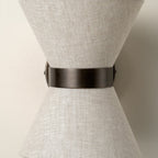 Linen and Bronze Wall Fixture | Timeless Contemporary Design