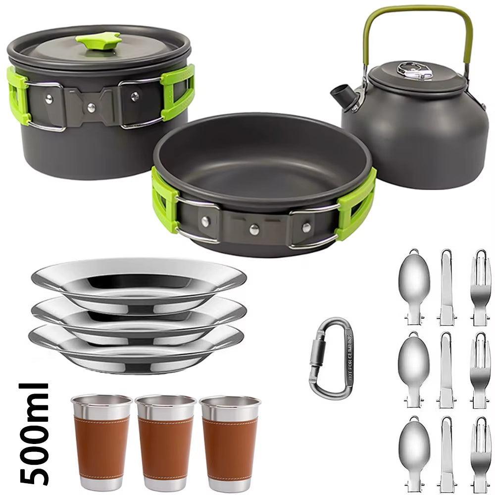 Explorer's Essential Camping Cookware Set | Compact & Durable