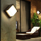Outdoor Wall Lamp with Solar Motion Sensor for Illumination