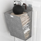 Foldable Wall-Mounted Laundry Basket – Adhesive Clothes Hamper & Organizer