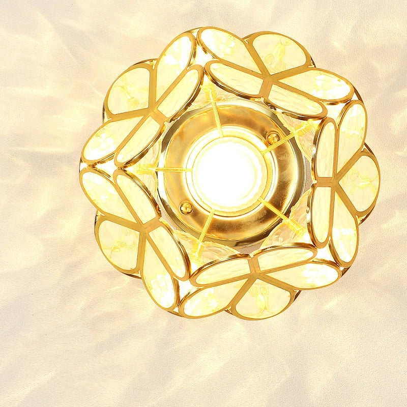 Elegant Ceiling Light for Corridor and Bedroom - Nordic Petal Design