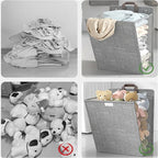 Foldable Wall-Mounted Laundry Basket – Adhesive Clothes Hamper & Organizer