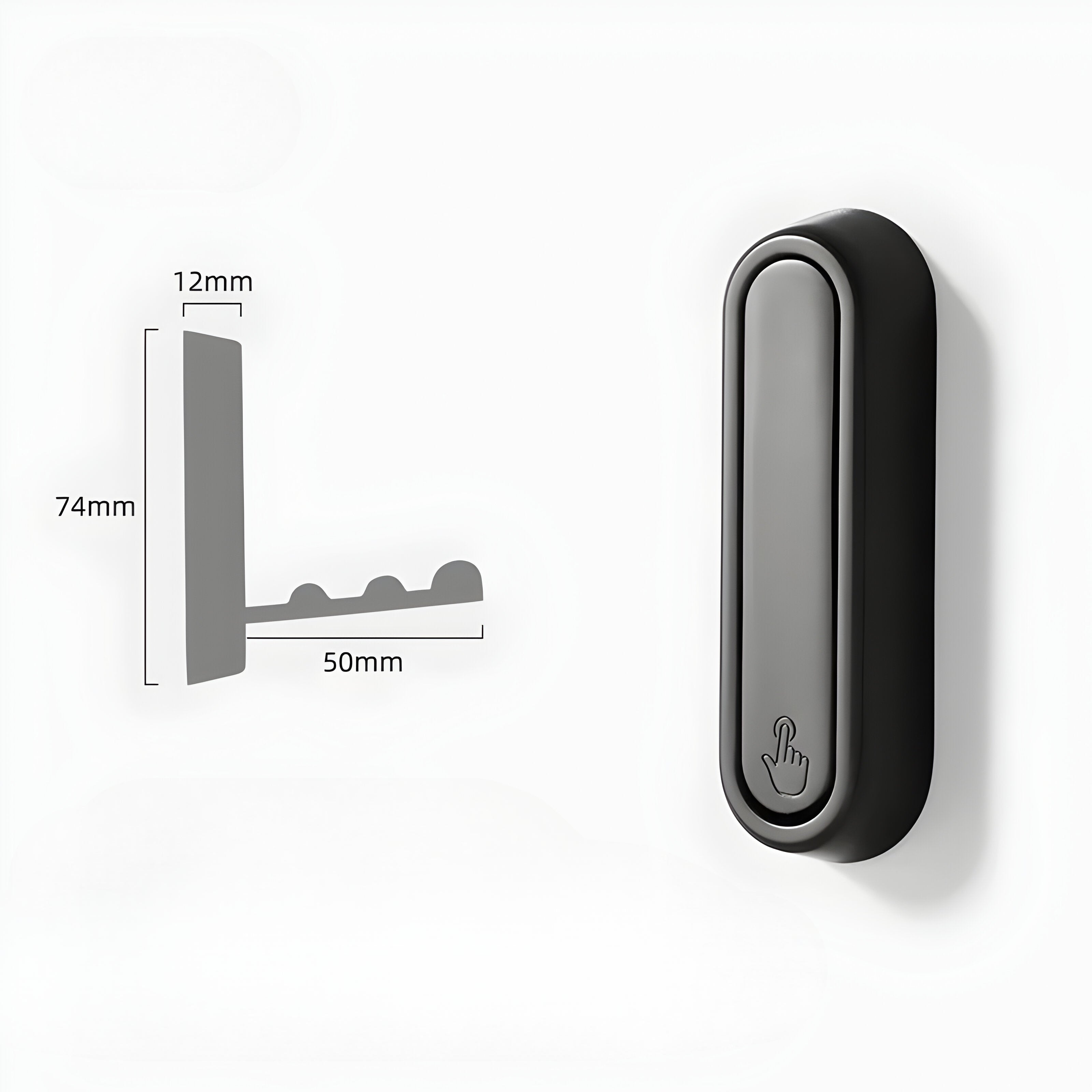 Foldable Wall Hook – Discreet and Space-Saving Design