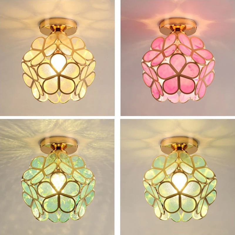 Elegant Ceiling Light for Corridor and Bedroom - Nordic Petal Design
