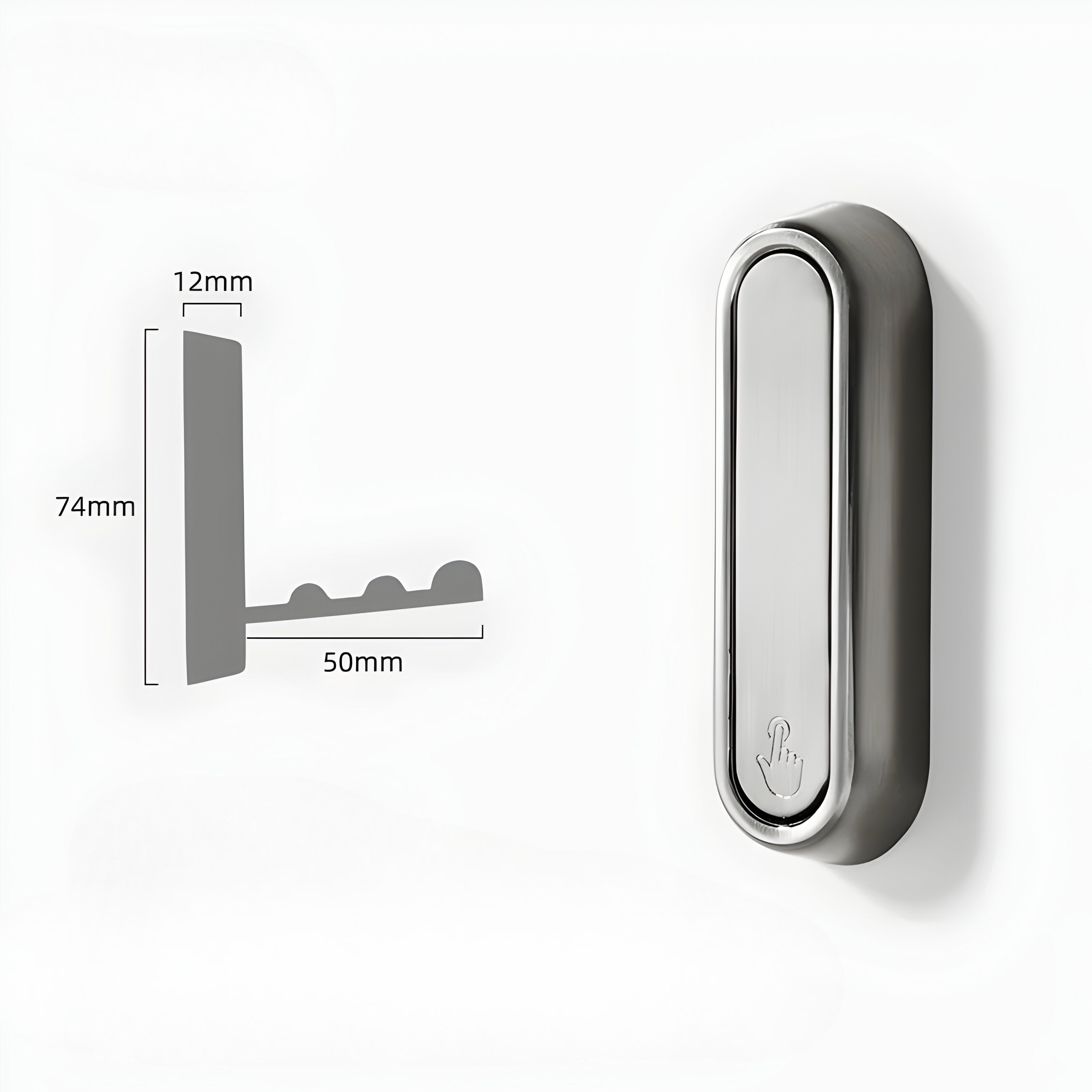 Foldable Wall Hook – Discreet and Space-Saving Design
