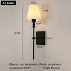 Modern LED Wall Light Fixture for Bedroom and Living Room Decor