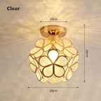 Elegant Ceiling Light for Corridor and Bedroom - Nordic Petal Design