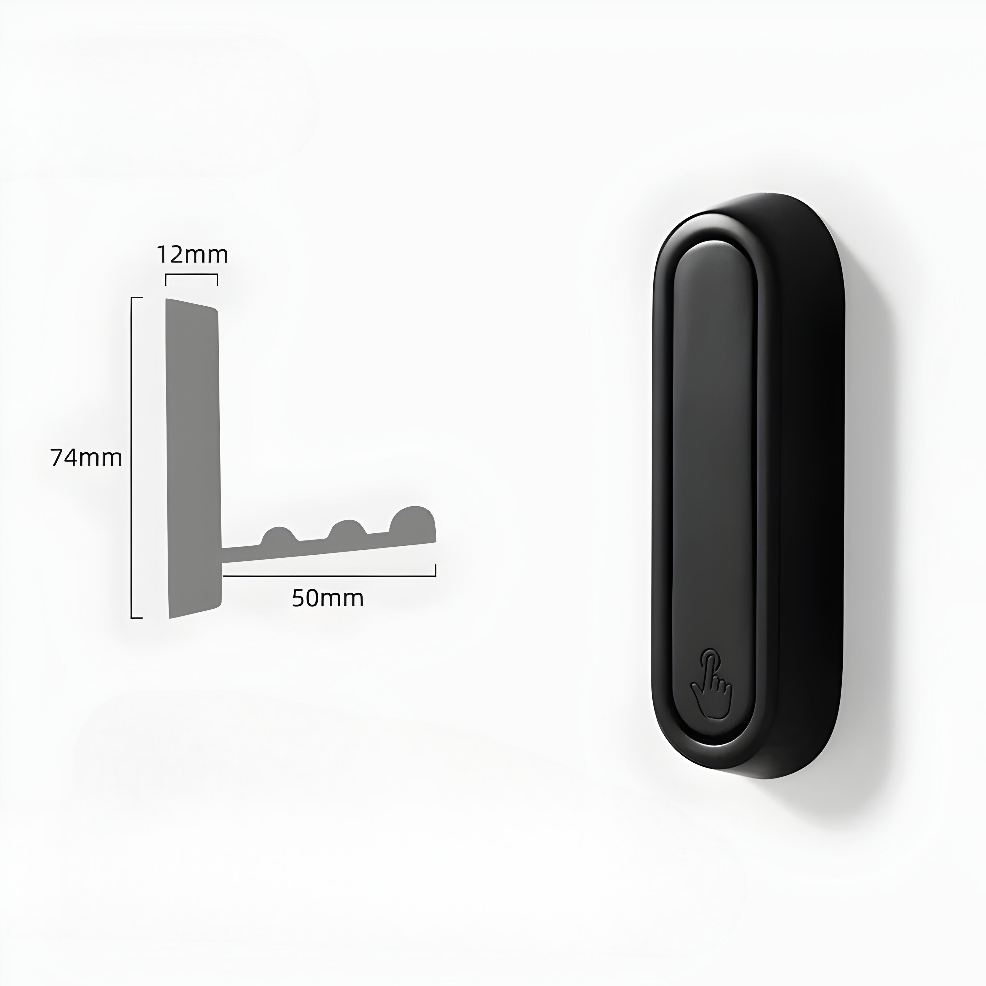 Foldable Wall Hook – Discreet and Space-Saving Design