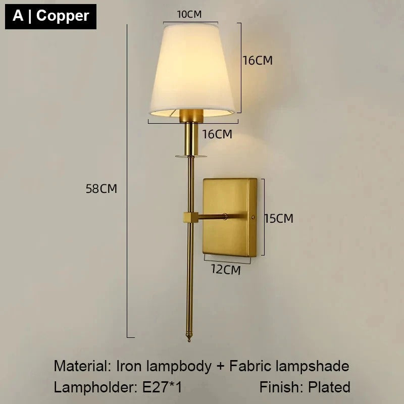 Modern LED Wall Light Fixture for Bedroom and Living Room Decor