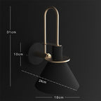 Postmodern Metal Wall Light Fixture – Mono Design